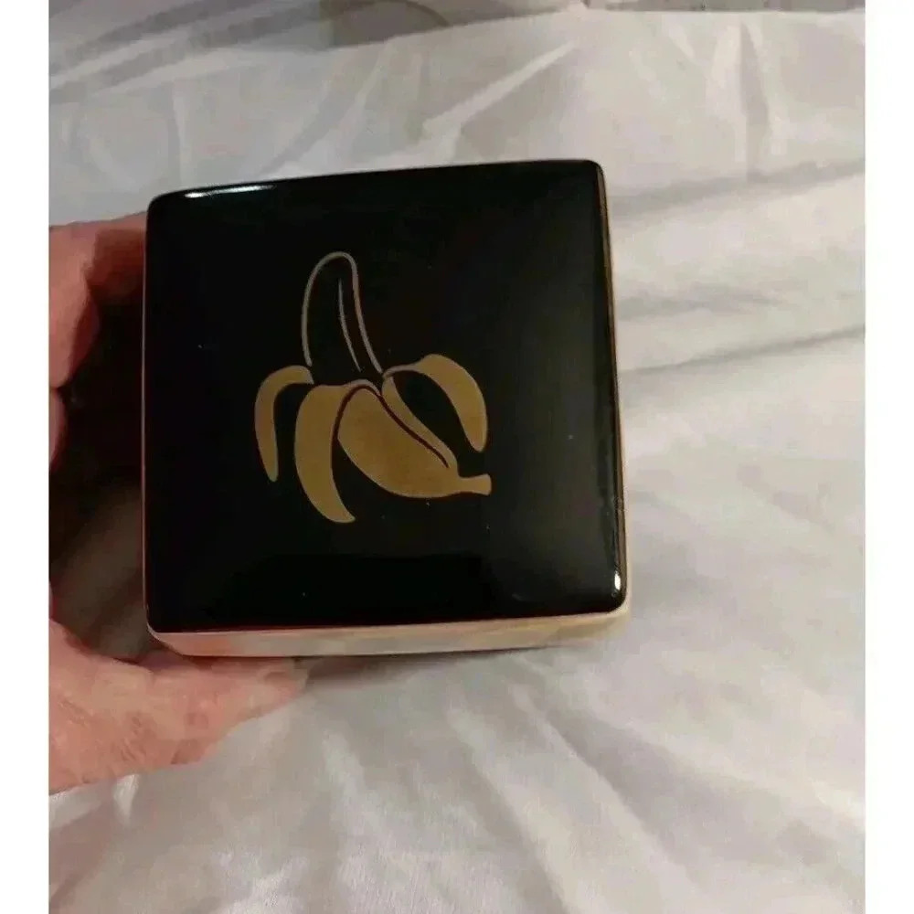 Rosanna‎ All You Need Is Love Banana Smile Porcelain Jewelry Trinket Box Used